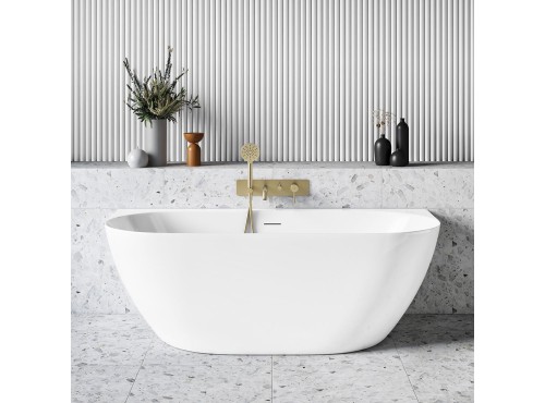 Dale Thin Edge Freestanding Acrylic Bath